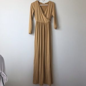 DRESS BUNDLE ✨ Gold Maxi Dress